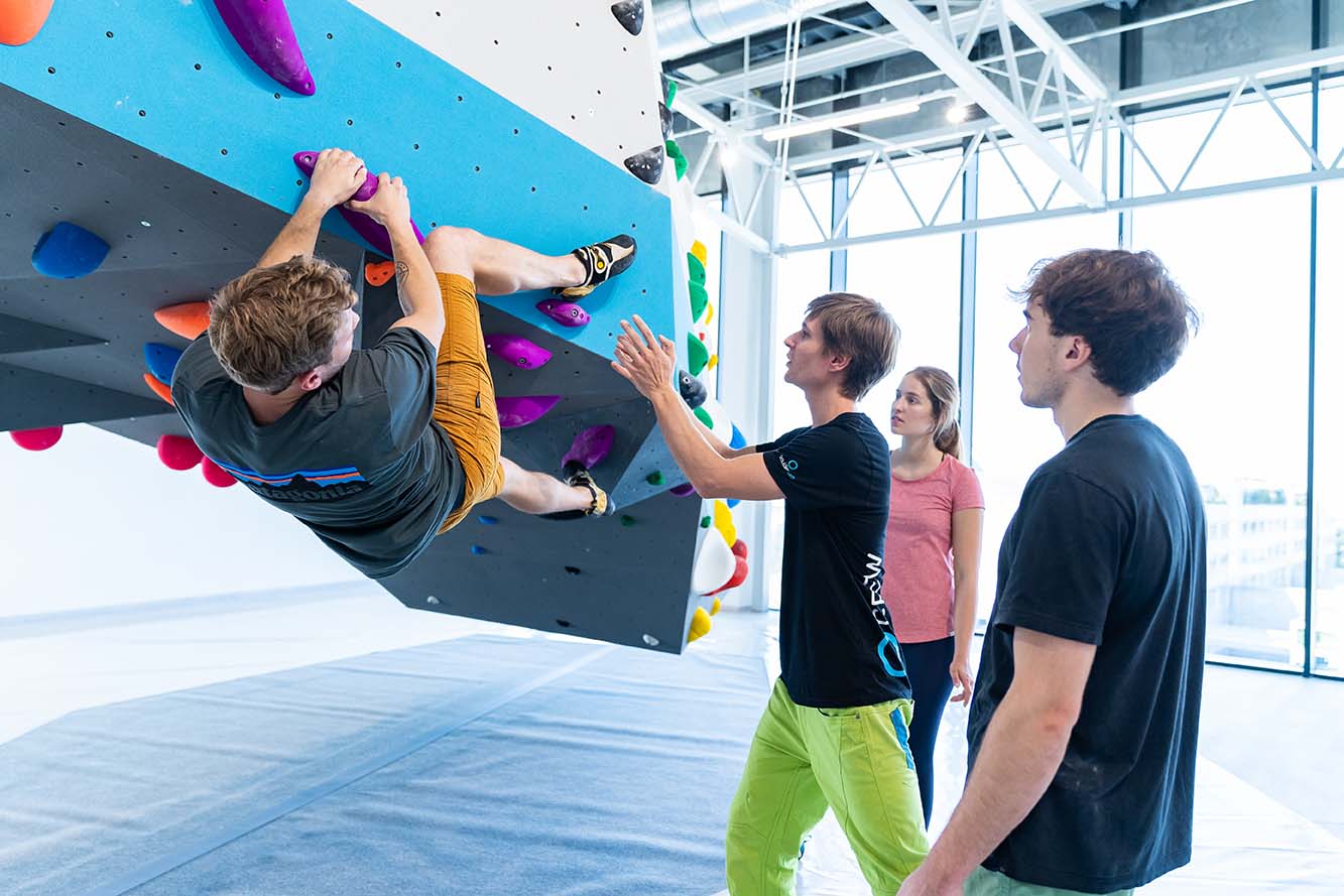 Aufbakurs Bouldern Gruppe Erwachsene